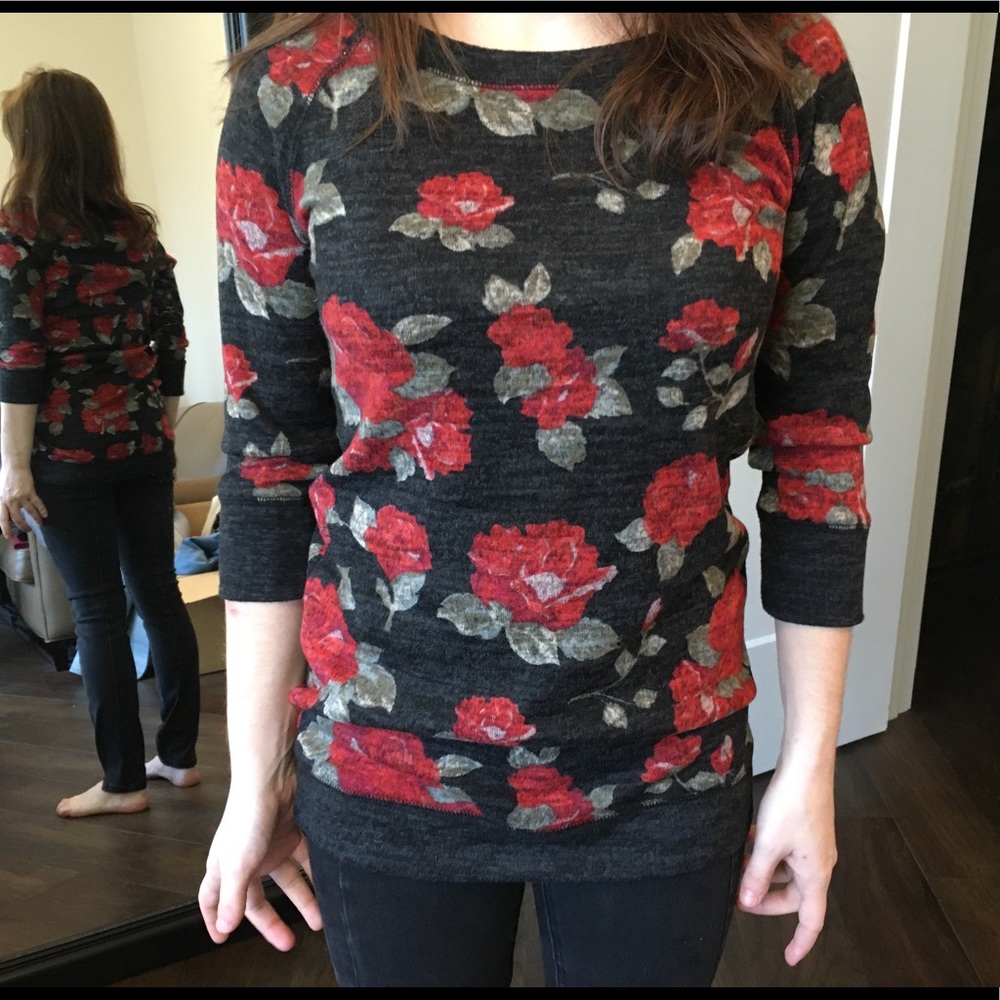 3/4 sleeve sweater